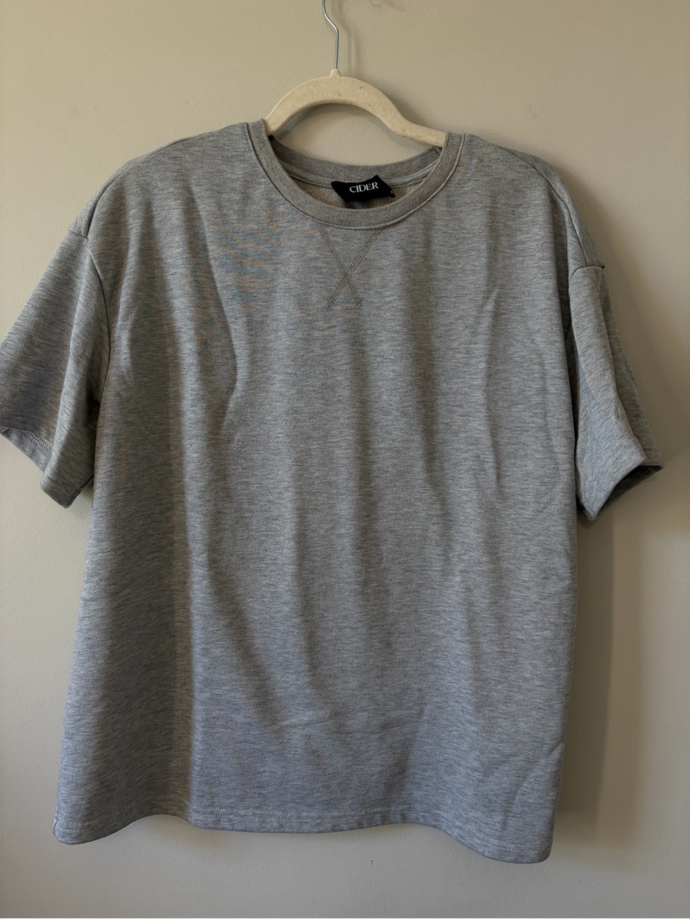 Cider Short Sleeve Crewneck T-Shirt in Heather Gray